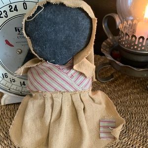 Primitive Handmade stump doll